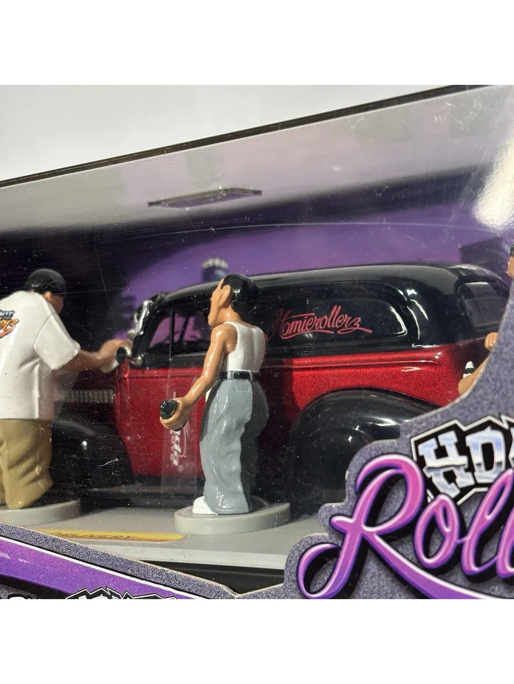 Jada Toys Homie Rollerz 39’ Chevy Delivery Lowrider 1:24 & Figures NIB 2003